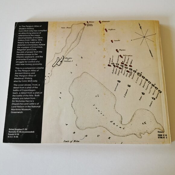 1990s Penguin Book of Ancient History by Colin McEvedy Historical Maps Vintage - Picture 2 of 10